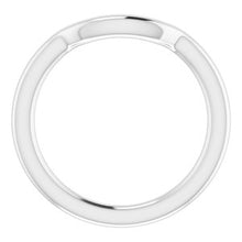 Charger l&#39;image dans la galerie, Sterling Silver Band for 10x8 mm Oval Ring
