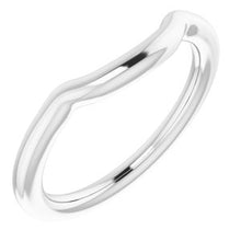 Charger l&#39;image dans la galerie, Sterling Silver Band for 10x8 mm Oval Ring
