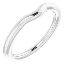 Charger l&#39;image dans la galerie, Sterling Silver Band for 6 mm Cushion Ring
