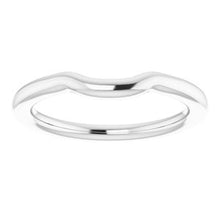 Charger l&#39;image dans la galerie, Sterling Silver Band for 7 mm Cushion Ring
