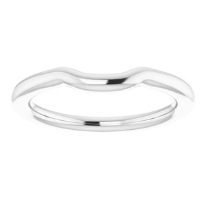 Sterling Silver Band for 7 mm Cushion Ring