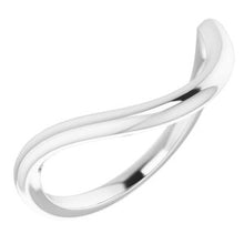 Charger l'image dans la galerie, Sterling Silver Band for 13 mm Cushion Ring
