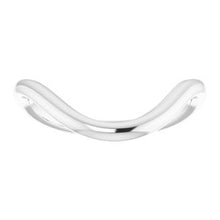 Charger l'image dans la galerie, Sterling Silver Band for 13 mm Cushion Ring
