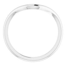 Charger l'image dans la galerie, Sterling Silver Band for 6 mm Square Ring
