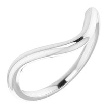 Charger l'image dans la galerie, Sterling Silver Band for 8x6 mm Emerald Ring
