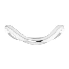 Charger l'image dans la galerie, Sterling Silver Band for 14 mm Cushion Ring
