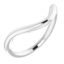 Charger l'image dans la galerie, Sterling Silver Band for 8 mm Square Ring
