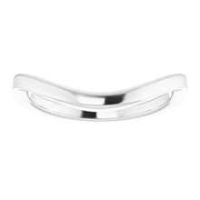 Charger l'image dans la galerie, Sterling Silver Band for 11 mm Cushion Ring
