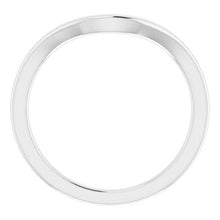 Charger l'image dans la galerie, Sterling Silver Band for 6 mm Asscher Ring
