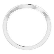 Charger l'image dans la galerie, Sterling Silver Band for 10 mm Asscher Ring
