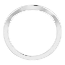 Charger l'image dans la galerie, Sterling Silver Band for 11 mm Cushion Ring
