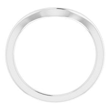 Load image into Gallery viewer, Sterling Silver Band for 7 mm Asscher Ring
