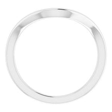 Load image into Gallery viewer, Sterling Silver Band for 10x8 mm Emerald Ring
