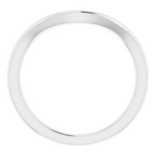 Load image into Gallery viewer, Sterling Silver Band for 5.5 mm Square Ring
