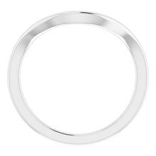 Load image into Gallery viewer, Sterling Silver Band for 9x7 mm Emerald Ring
