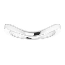 Load image into Gallery viewer, Sterling Silver Band for 11x9 mm Emerald Ring

