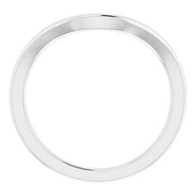 Charger l'image dans la galerie, Sterling Silver Band for 10x8 mm Oval Ring
