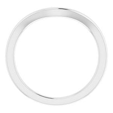 Charger l'image dans la galerie, Sterling Silver Band for 6.5 mm Round Ring
