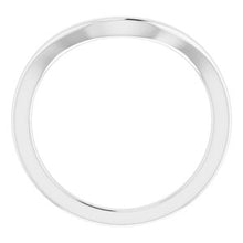 Charger l'image dans la galerie, Sterling Silver Band for 8 mm Asscher Ring

