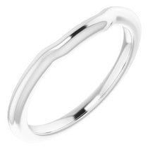 Charger l'image dans la galerie, Sterling Silver Band for 7 x 5 mm Oval Ring
