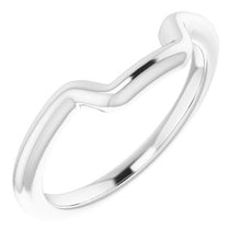 Load image into Gallery viewer, Sterling Silver Band for 10 x 10 mm Square Ring
