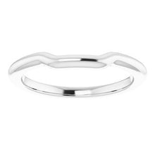 Load image into Gallery viewer, Sterling Silver Band for 9 x 9 mm Asscher Ring
