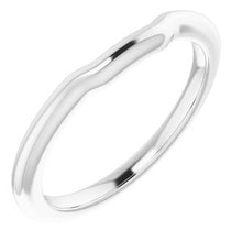 Charger l'image dans la galerie, Sterling Silver Band for 6 mm Round Ring
