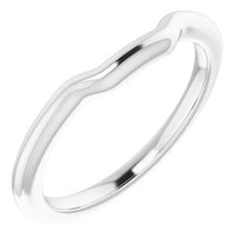 Load image into Gallery viewer, Sterling Silver Band for 6.5 x 6.5 mm Square Ring
