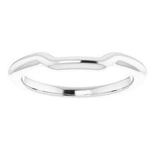 Charger l'image dans la galerie, Sterling Silver Band for 10 x 10 mm Asscher Ring
