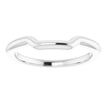 Load image into Gallery viewer, Sterling Silver Band for 10 x 10 mm Cushion Ring
