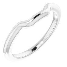 Load image into Gallery viewer, Sterling Silver Band for 7.5 x 7.5 mm Square Ring
