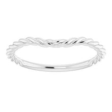 Charger l'image dans la galerie, Sterling Silver Band for 7x5 mm Oval Ring
