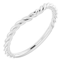 Charger l'image dans la galerie, Sterling Silver Band for 4 mm Square Ring

