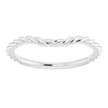 Charger l'image dans la galerie, Sterling Silver Band for 7 mm Square Ring
