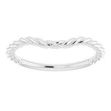 Charger l'image dans la galerie, Sterling Silver Band for 12x10 mm Oval Ring
