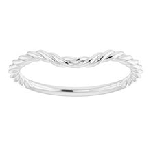 Charger l'image dans la galerie, Sterling Silver Band for 15x11 mm Oval Ring
