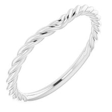 Charger l'image dans la galerie, Sterling Silver Band for 7x3.5 mm Marquise Ring
