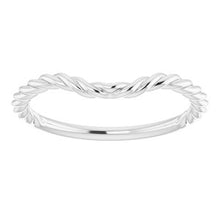 Charger l'image dans la galerie, Sterling Silver Band for 11 mm Cushion Ring
