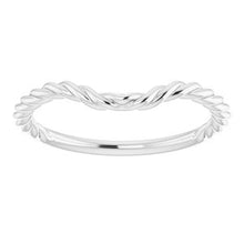 Charger l'image dans la galerie, Sterling Silver Band for 10x8 mm Emerald Ring
