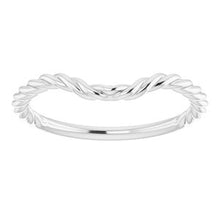 Charger l'image dans la galerie, Sterling Silver Band for 11x9 mm Emerald Ring
