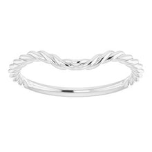 Charger l'image dans la galerie, Sterling Silver Band for 12x10 mm Emerald Ring
