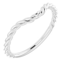 Charger l'image dans la galerie, Sterling Silver Band for 10x8 mm Emerald Ring
