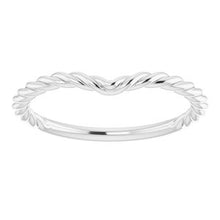 Charger l'image dans la galerie, Sterling Silver Band for 10x7 mm Pear Ring
