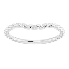 Charger l'image dans la galerie, Sterling Silver Band for 7 mm Cushion Ring
