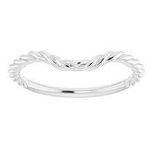 Charger l'image dans la galerie, Sterling Silver Band for 15x11 mm Emerald Ring
