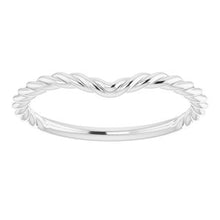 Charger l'image dans la galerie, Sterling Silver Band for 12x8 mm Pear Ring
