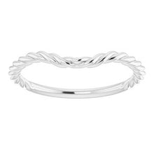 Charger l'image dans la galerie, Sterling Silver Band for 8x6 mm Emerald Ring
