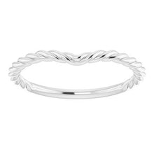 Charger l'image dans la galerie, Sterling Silver Band for 8x5 mm Pear Ring
