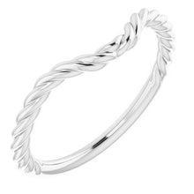 Charger l'image dans la galerie, Sterling Silver Band for 16x12 mm Emerald Ring
