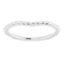 Charger l'image dans la galerie, Sterling Silver Band for 7x3.5 mm Marquise Ring
